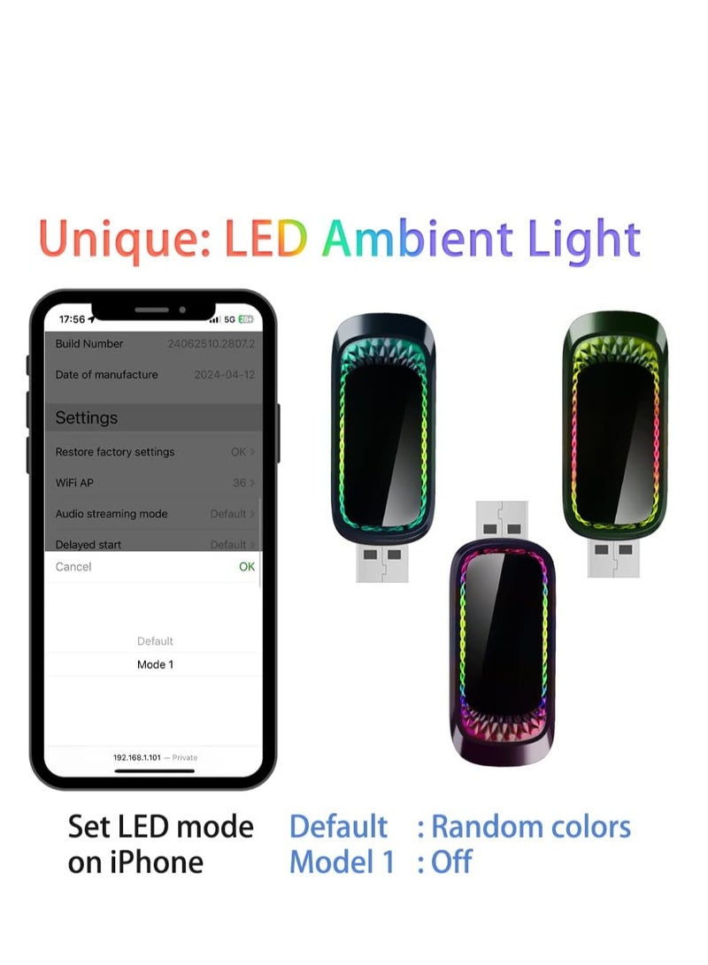 Apple CarPlay Wireless Adapter, 2024 Car Play Wireless Adapter for iPhone, for 2016 and Later Cars with OEM Wired CarPlay, Model I - Image 4