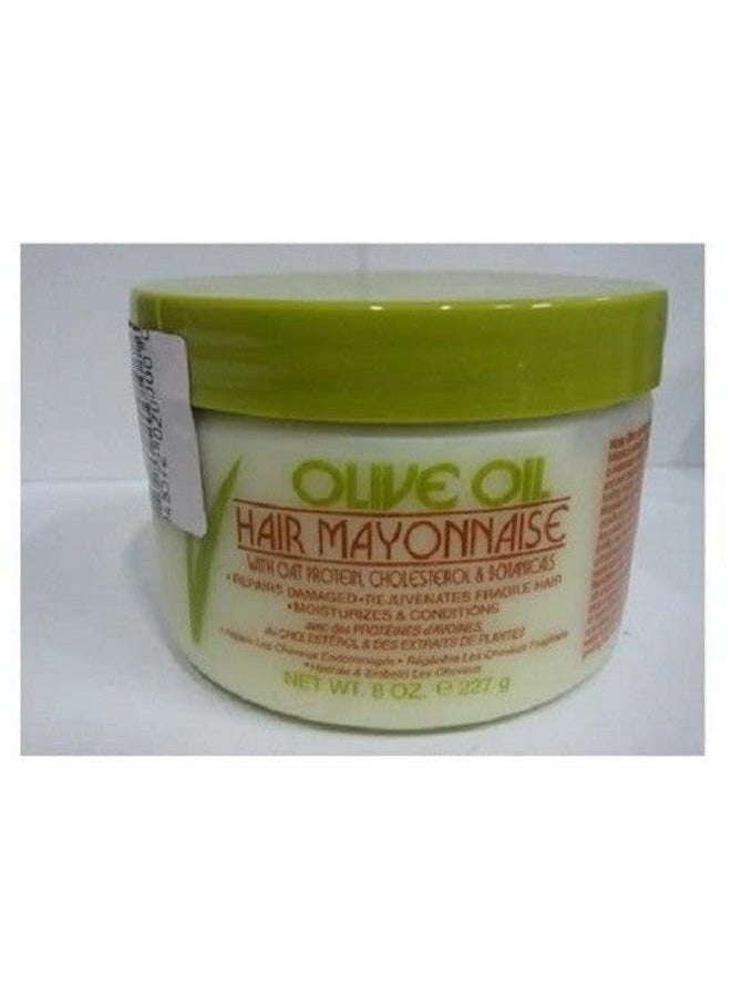 VITAL Olive Oil Hair Mayonnaise 8oz with Oat & Egg Protein and Vitamins - Good on Color & Thermal Treated Hair - for Dry & Damaged Scalp Men, Women & Kids - Moisturize and Condition  - Image 5