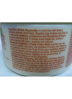 VITAL Olive Oil Hair Mayonnaise 8oz with Oat & Egg Protein and Vitamins - Good on Color & Thermal Treated Hair - for Dry & Damaged Scalp Men, Women & Kids - Moisturize and Condition  - Image 2