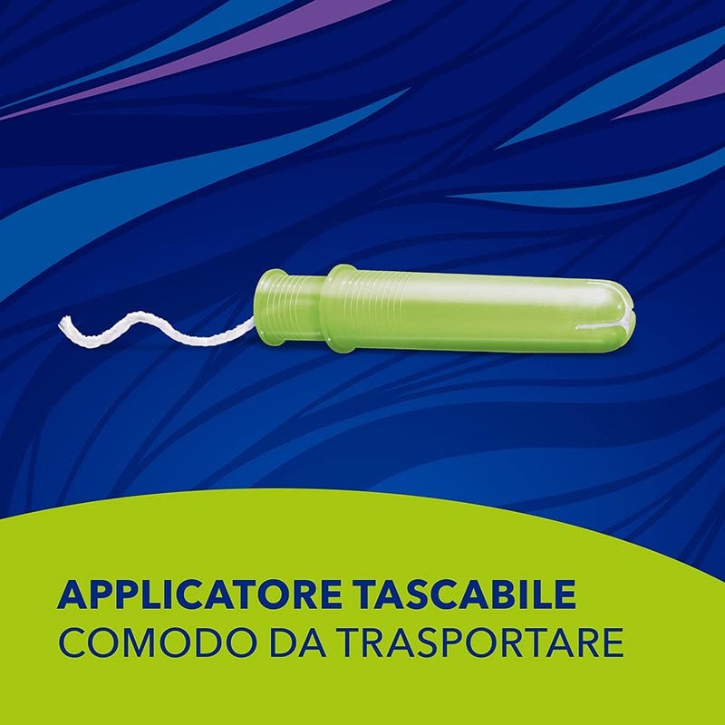 Tampax Compak Super 24 tampons in a Handy Pocket Size with Plastic applicator and Anti Leak Protection System Ideal for Medium to Heavy Flows - Image 3
