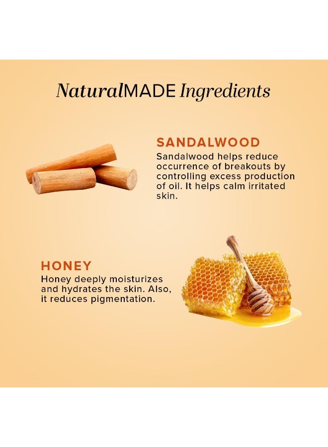 كادي نيتشورال غسول الوجه خادي الطبيعي بخشب الصندل والعسل 210 مل - Image 4