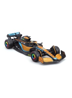 Bburago Bburago 1:43 McLaren F1 MCL36 2022 with Helmet - Interactive Diecast Model with Working Parts & Authentic Design  - Image 1