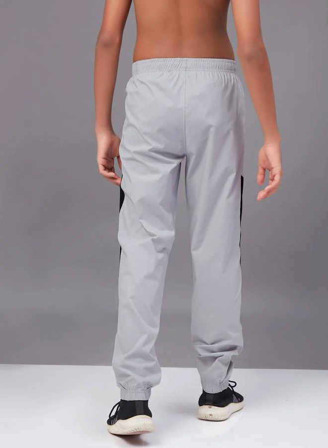 Technosport Contrast Side Panel 2-Way Stretch Joggers by Styli