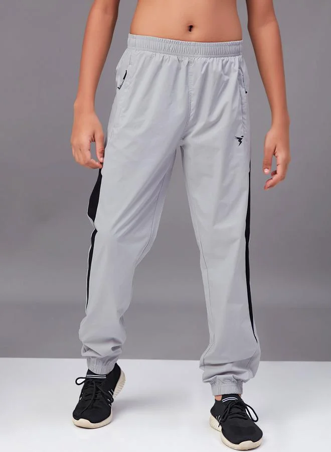 Technosport Contrast Side Panel 2-Way Stretch Joggers by Styli