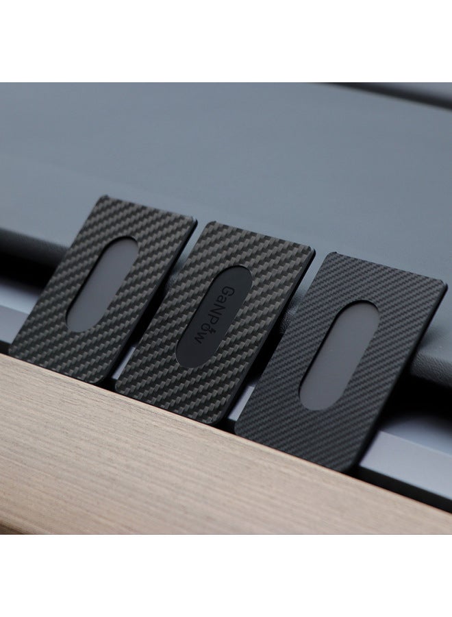 MagSafe Magnetic Card Bag Kevlar Ultra Thin Magnetic Card Sleeve Applicable IPhone12/13/14/15proMax-Specifications:Double-sided Real Carbon Double Card MagSafe Magnetic Card Bag-real Kevlar Aramid Fiber