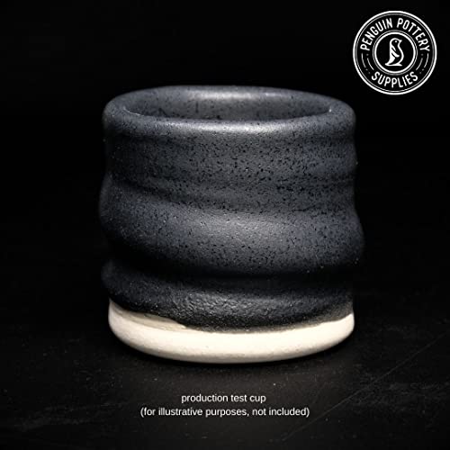 Penguin Pottery - Matte Series - Matte Black - Mid Fire Glaze, High Fire Glaze, Cone 5-6 for Mid Fire Clay, High Fire Clay - Ceramic Glaze Pottery (1 Pint | 16 oz | 473 ml) - Image 2
