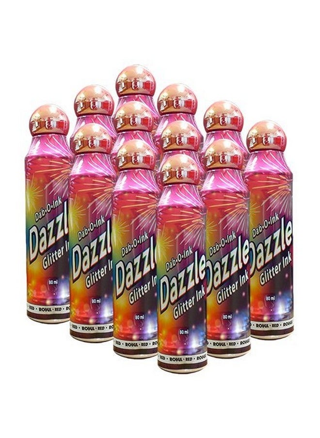 Dazzle - One Dozen 3Oz Red Bingo Dauber - Image 1