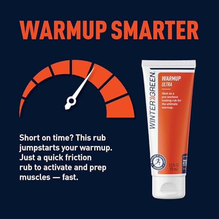 Wintergreen Muscle Warmup Lotion, 2.5 oz – Pre-Workout Heating Rub with Menthol and Capsicum, Heats and Relaxes Before Training, Body Gel for Athletes - Image 5