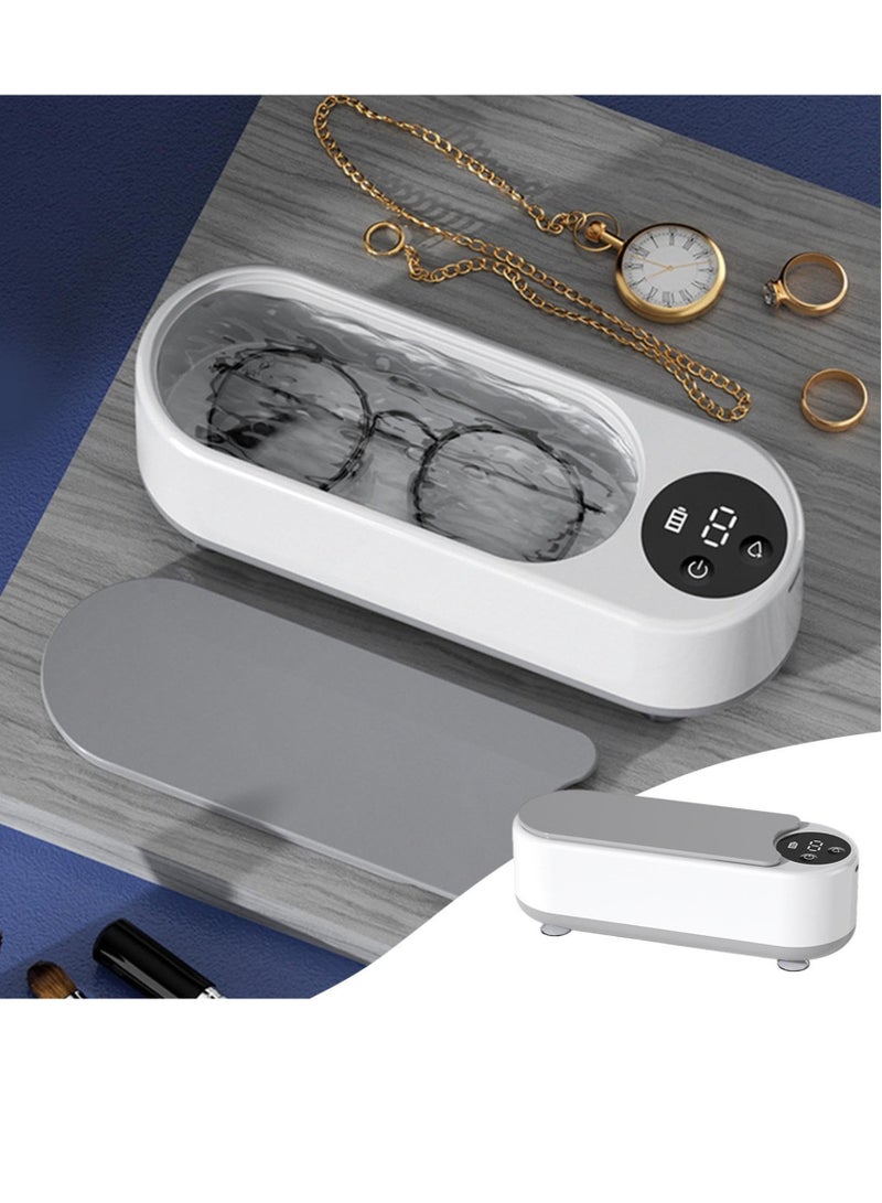Excefore Ultrasonic Jewelry Cleaner, 45KzHz Small Home Jewelry Cleaning Machine, Sonic Cleaner with One-Touch Operation, Versatile Jewelry Cleaner for Glasses, Ring, Watches, Jewelry - Image 1