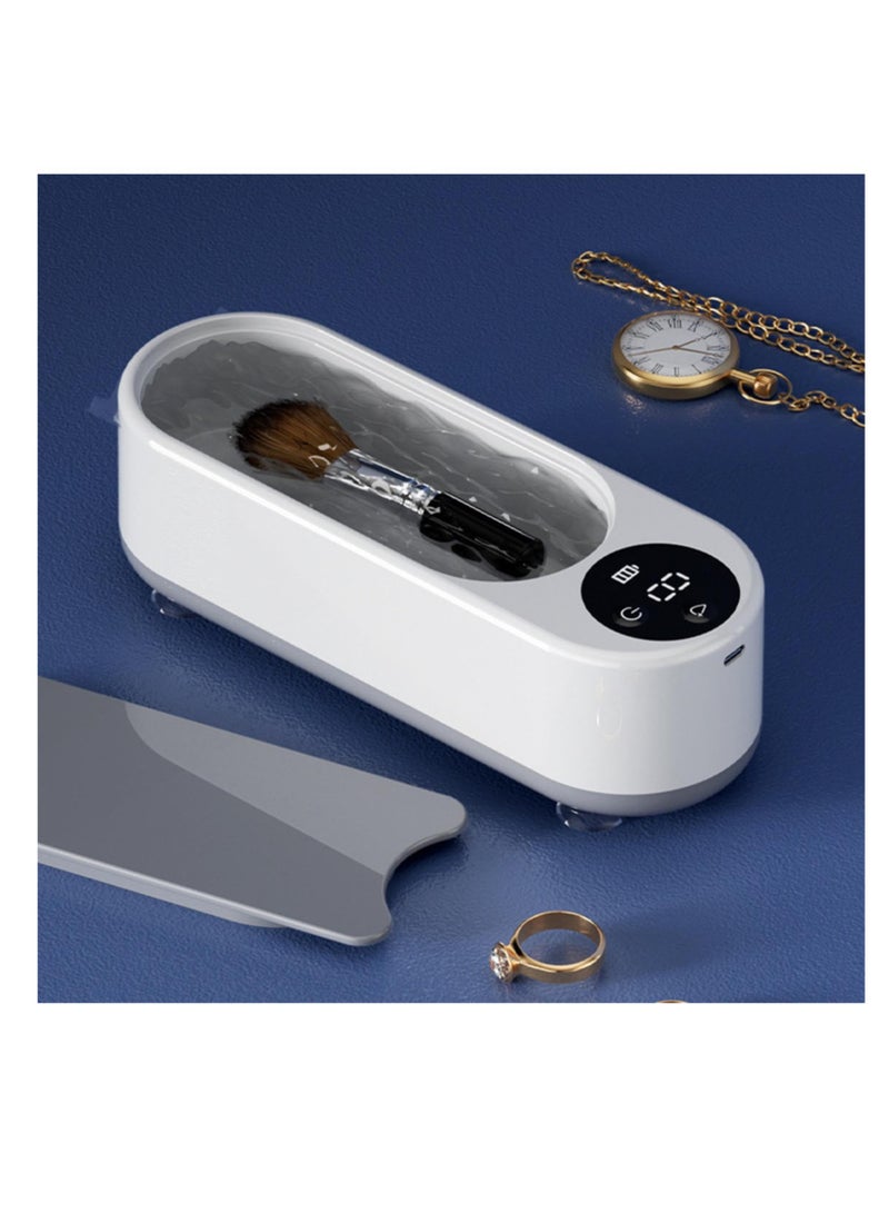Excefore Ultrasonic Jewelry Cleaner, 45KzHz Small Home Jewelry Cleaning Machine, Sonic Cleaner with One-Touch Operation, Versatile Jewelry Cleaner for Glasses, Ring, Watches, Jewelry - Image 4