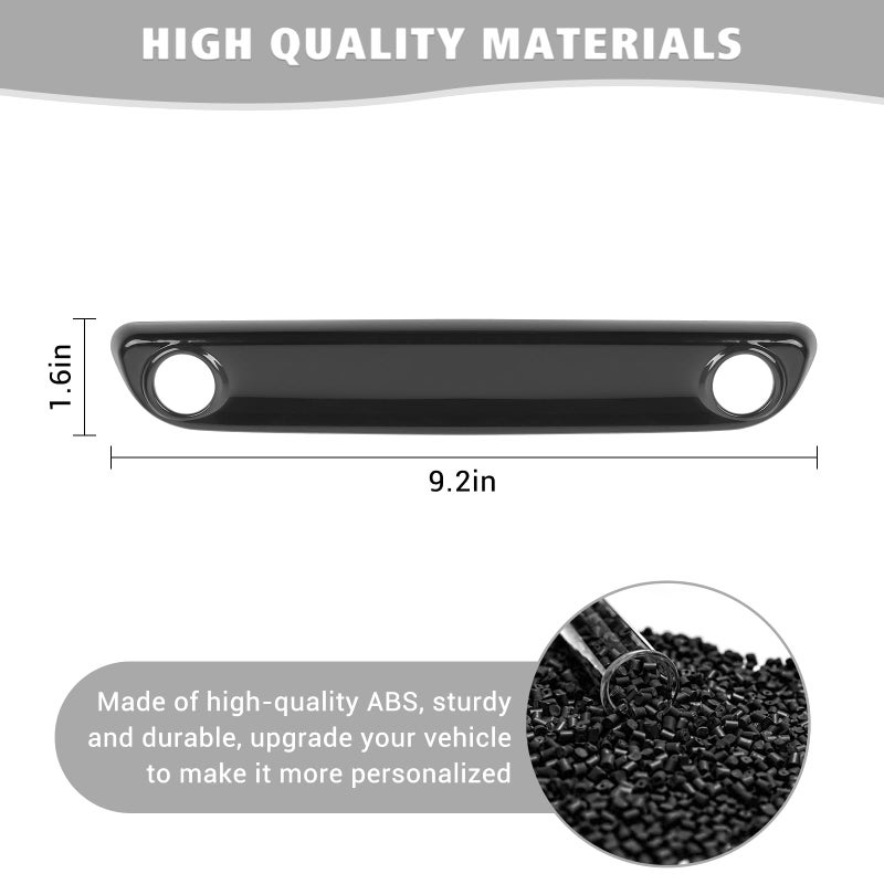 Jimen Third Brake Light Cover Trim Compatible with Chrysler 300/300C 2011-2023 - Image 3