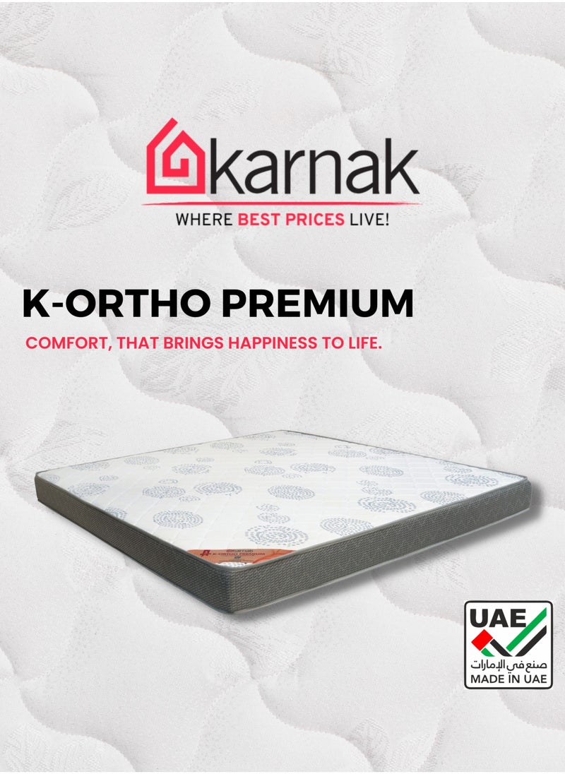 KARNAK Karnak K-Ortho Premium Medical Mattress (Extra Firm Feel) - 120 x 200cm (HC - Wide Single Size), 20 Centimeters  - Image 3