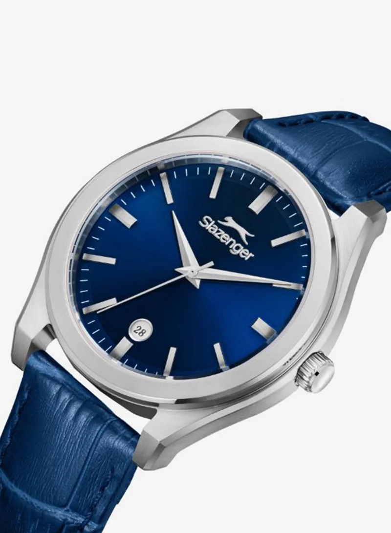 Slazenger Men's Leather Analog Watch SL.9.2486.1.02 - 41 mm