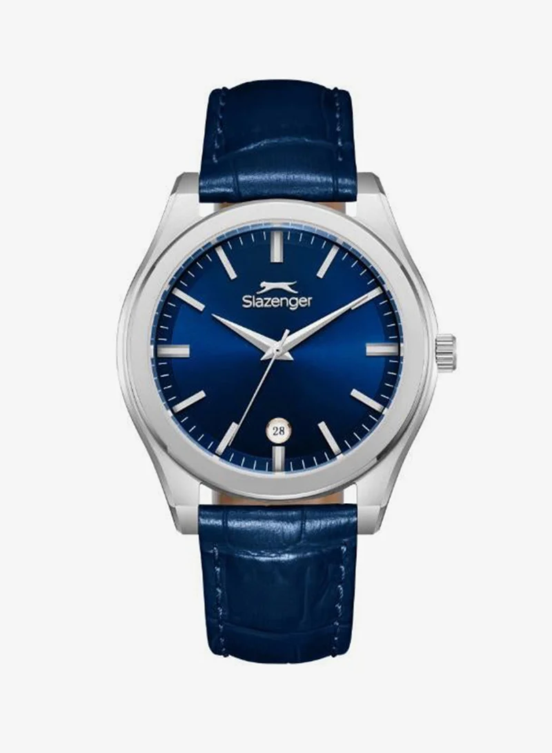 Slazenger Men's Leather Analog Watch SL.9.2486.1.02 - 41 mm