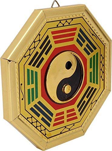 RIPE INDIA RIPE INDIA Vastu Feng Shui Yin Yang Bagua Mirror Yin Yang Pakua Mirror for Positive Energy Protection Prosperity 16 CM - Image 2