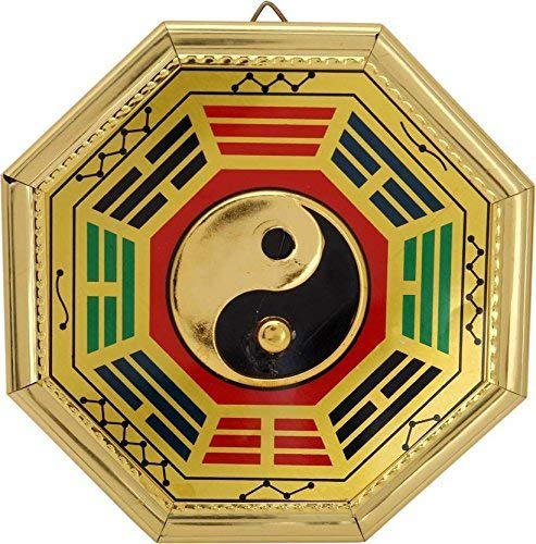 RIPE INDIA RIPE INDIA Vastu Feng Shui Yin Yang Bagua Mirror Yin Yang Pakua Mirror for Positive Energy Protection Prosperity 16 CM - Image 3