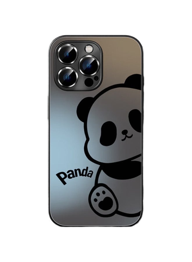 Xp Compatible With Apple 14 Pro Max Phone Case, Full Lens Protection, Iphone 14 Pro Max Heat Dissipation Cartoon Design For Men And Women, Shockproof, Business High-end Feel - Graphite Gray Dazzling Bear - Image 2