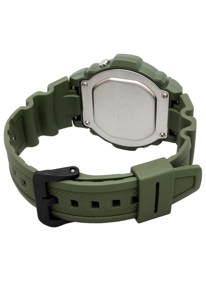 Casio Digital Nylon Strap Watch W-219HB-3AVDF - Image 3