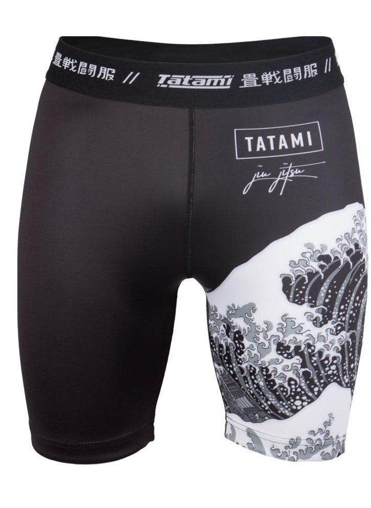 Tatami Fightwear - KANAGAWA VT SHORTS BLACK MEDIUM - Image 1