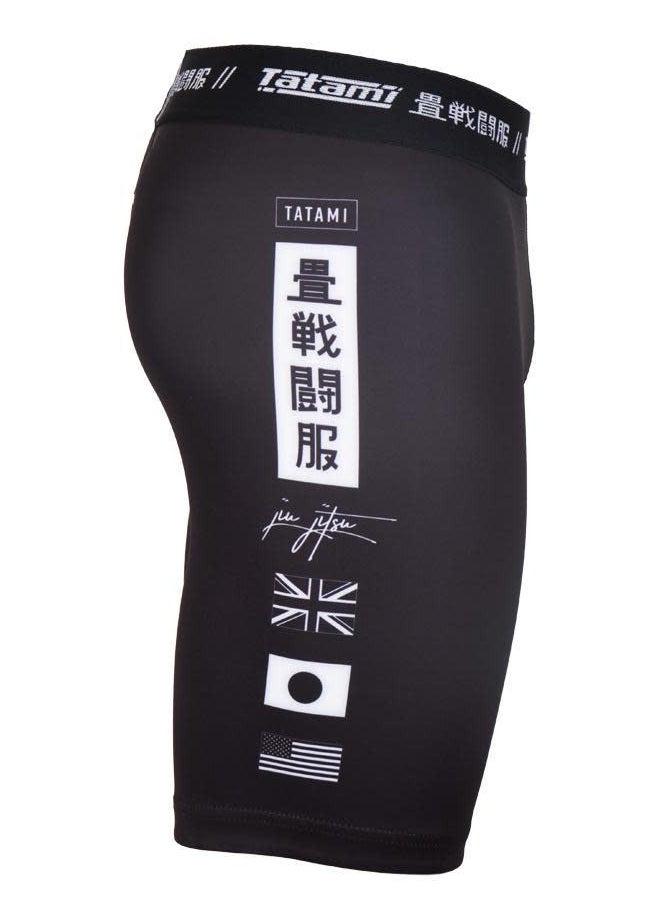 Tatami Fightwear - KANAGAWA VT SHORTS BLACK MEDIUM - Image 1