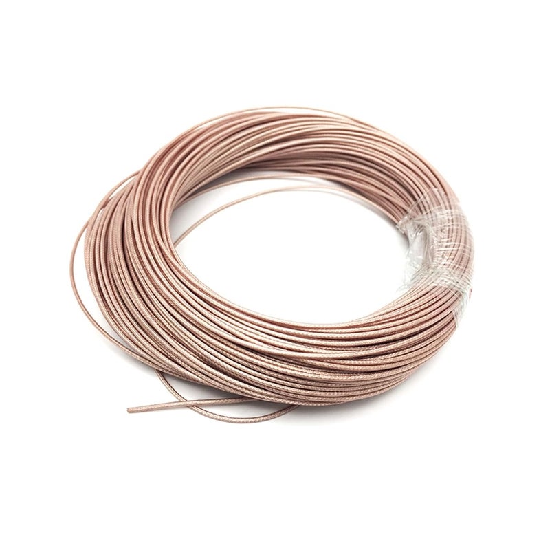 20m High Frequency Feeder RG316 Single Stranded/Single-Strand Wire Shielded RF Signal Connecting Wire Diameter 2.5MM Leisurely - Image 1