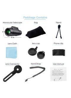 Yameem Portable Monocular Telescope With Compass, Mobile Phone Clip And Triangle Support  - Image 3