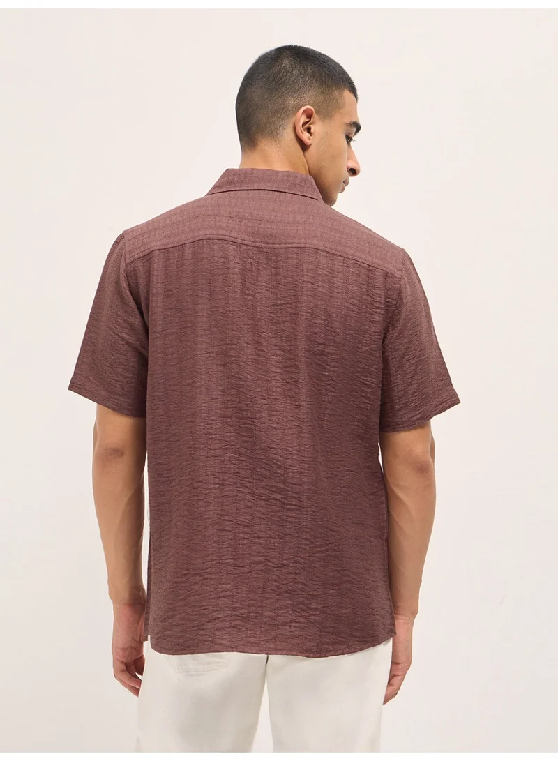 THE BEAR HOUSE  Men’s Classic Short Sleeve Casual Shirt – Lightweight, Breathable, and Designed for a Smart Yet Easygoing Look All Day Long for Men | Best Price UAE