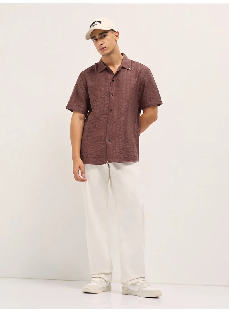 THE BEAR HOUSE  Men’s Classic Short Sleeve Casual Shirt – Lightweight, Breathable, and Designed for a Smart Yet Easygoing Look All Day Long for Men | Best Price UAE