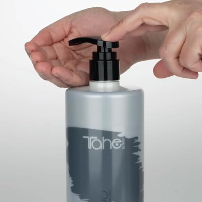 Tahe Silver Shampoo 1000ml Correction for White, Grey or Highlighted Hair - Image 4