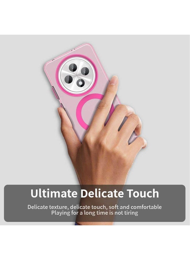 BURAQ Case Cover For OPPO F27 5G Candy Magsafe PC Hybrid TPU Phone Case(Red) - Image 5