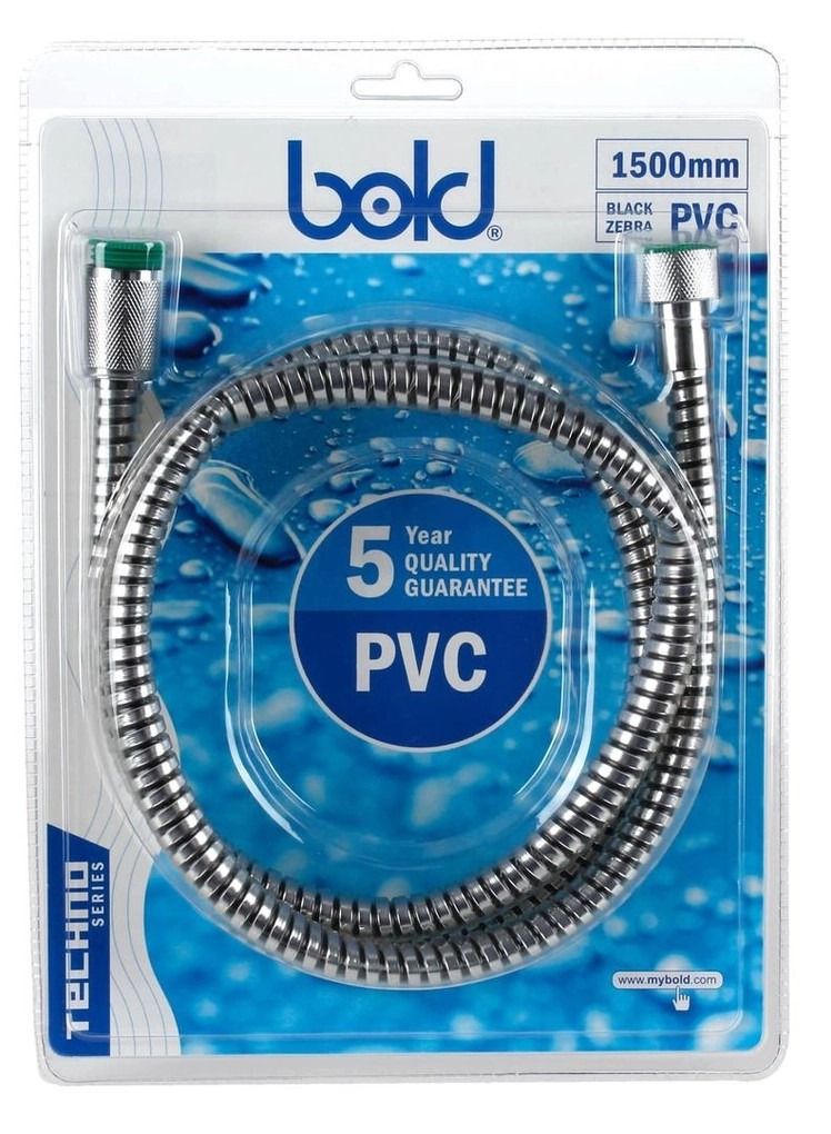 بولد خرطوم دش زيبرا بي في سي اسود 150 سم - Image 1