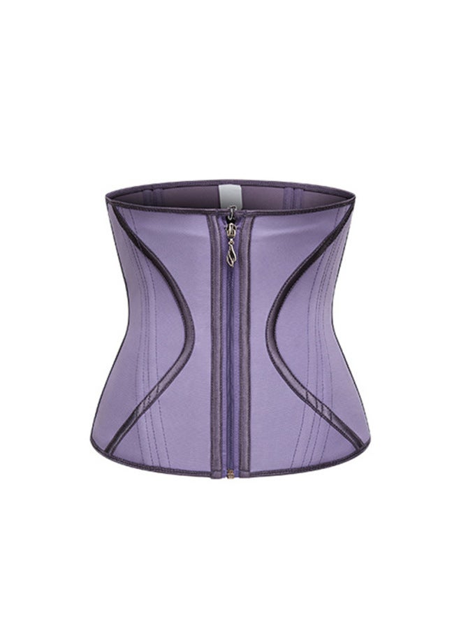 Waist Trainer Latex Corset Double-layer Reinforced Abdominal Belt Body Shaping Waist Seal Latex Body Shaping Tight
