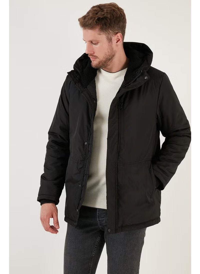 Buratti Water Repellent Cold Resistant Slim Fit Hooded Coat Men's Coat 5762020 - Image 1