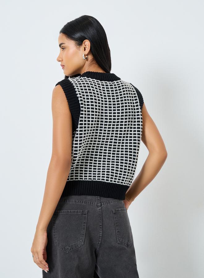 ستايلي بلوزة فيست بدون أكمام - Image 5