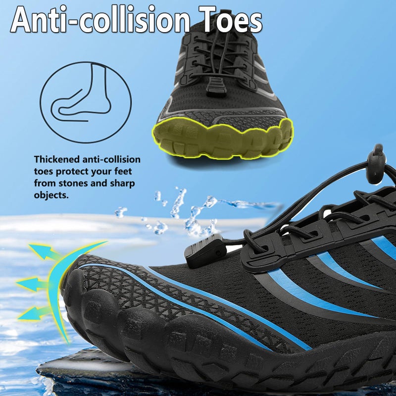 ziitop Water Shoes for Men Women Barefoot Shoes Quick Dry Aqua Outdoor Sports for Swim Pool Beach Surf Walk Water Yoga River Lake Hiking Kayaking - Image 5