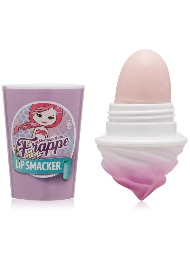 Lip Smacker Frappe Cup Balm to Prevent Chapped Lips, Mermaid Magic, 1 Tube, 0.26 Oz  - Image 1