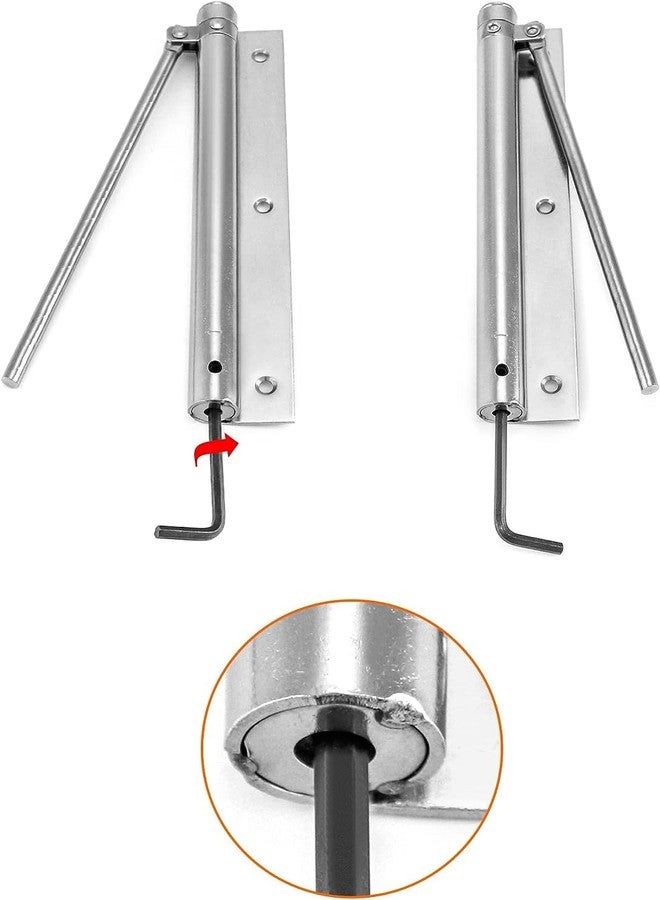 yorten Spring Door Closer Easy to Install to Convert Hinged Doors to Self-Closing for Middle-Weight Door Automatic Door Closer, Easy Installation, Soft Closing Door Controls Residential, Light Duty - Image 2