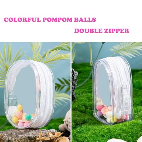 Yushen Clear Doll Display Bag Keychain Portable Hanging Figure Storage BagMystery Box Organizer Dustproof Collectibles Display Case for Showing Off Blind Boxes Mini Figures - Image 2