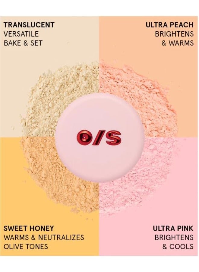 One size ONE/SIZE Ultimate Blur Powder Complete Translucent – Loose Setting Powder for Light to Dark Skin Tones 1.2 Oz - Image 3