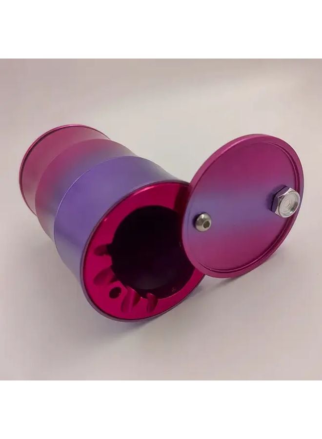 Rose Red Purple Gradient Car Ashtray Cigarette Lighter Spill Resistant Lid Easy Clean - Image 3