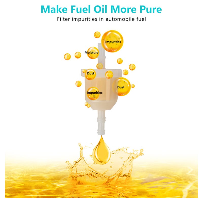 10L0L Golf Cart Tune Up Kit for 1992-up Club Car DS 4-Cycle Gas Carts with FE350 FE290 Engine Oil Filter Fuel Filter Air Filter Spark Plug 1013684 - Image 5