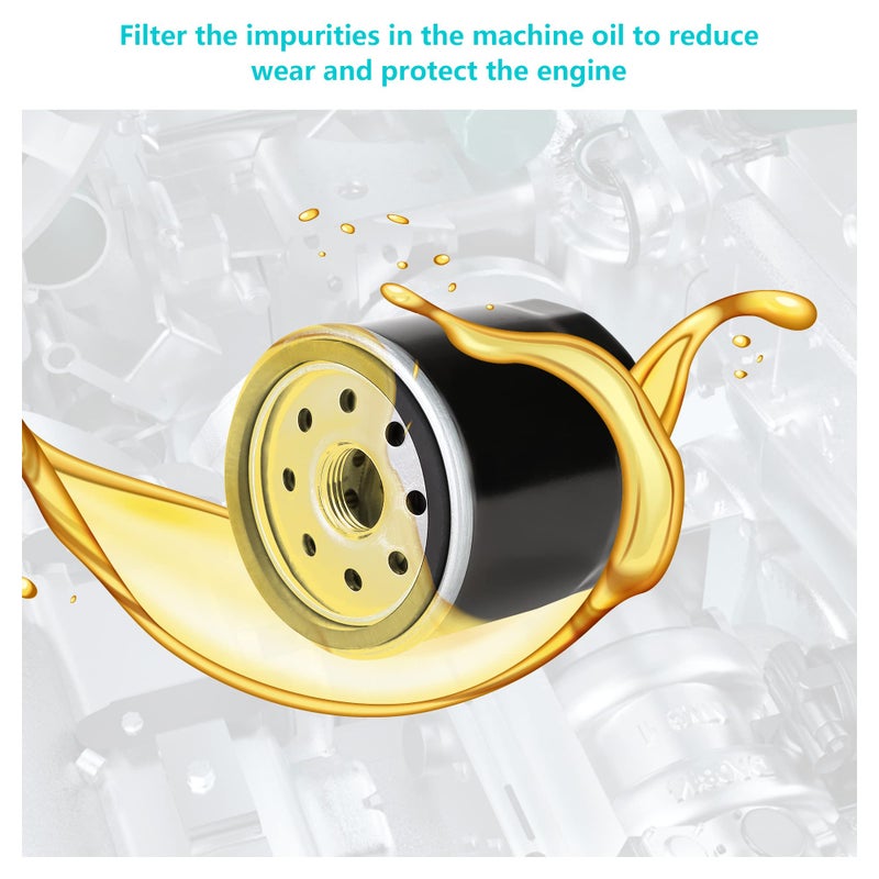 10L0L Golf Cart Tune Up Kit for 1992-up Club Car DS 4-Cycle Gas Carts with FE350 FE290 Engine Oil Filter Fuel Filter Air Filter Spark Plug 1013684 - Image 4