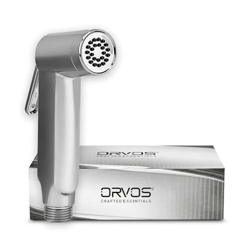 Orvos Health Faucet, Touch Clean nozzles, ABS Outer Body with Brass pin, Gun only, Jet Spray for high end Luxury Toilets - Image 1