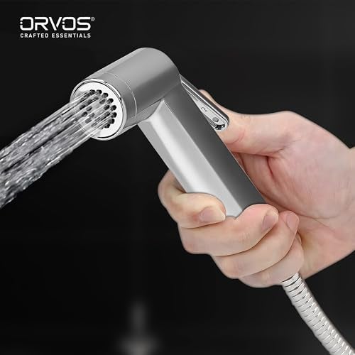 Orvos Health Faucet, Touch Clean nozzles, ABS Outer Body with Brass pin, Gun only, Jet Spray for high end Luxury Toilets - Image 2