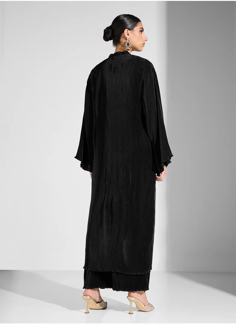 SINOIR SOFT PLEATED ABAYA