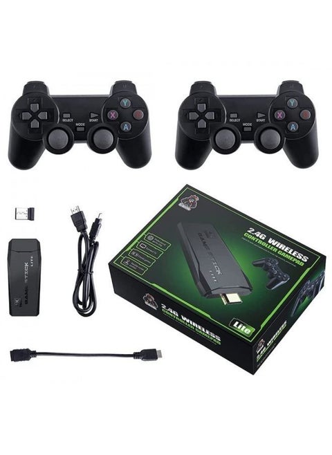 جهاز ألعاب الطيبين يشغل ألعاب الفيديو الرقمية، منفذ HDMI مع أزرار تحكم لاسلكية 64 جيجا