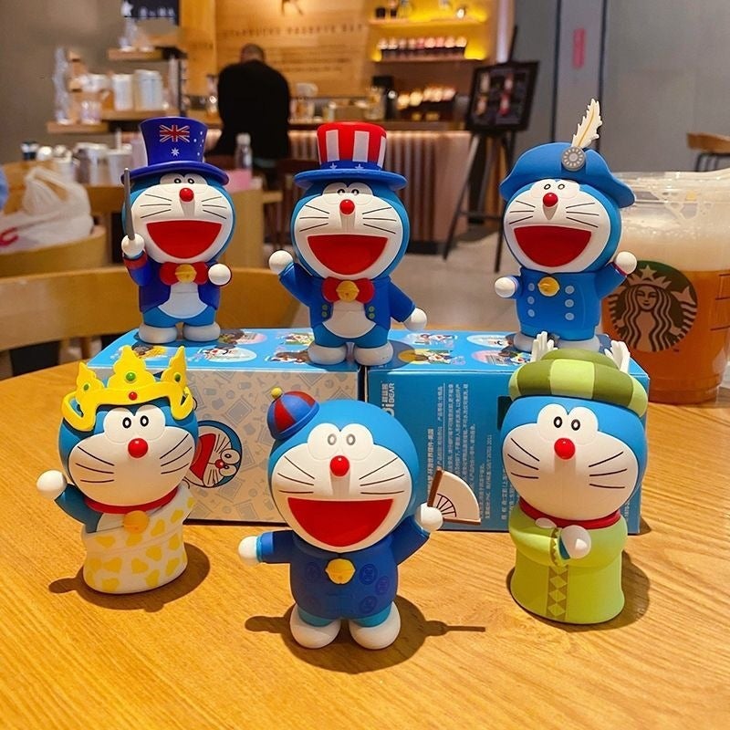 Doraemon World Travel Series Blind Box Action Figure - Image 1