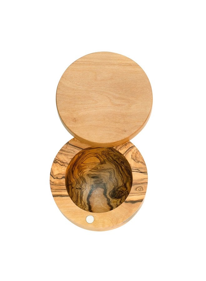 Berard Olive-Wood Handcrafted Salt Keeper - Image 2