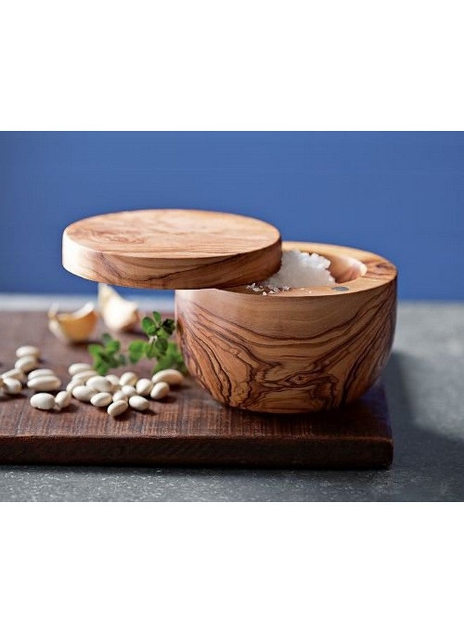 Berard Olive-Wood Handcrafted Salt Keeper - Image 5