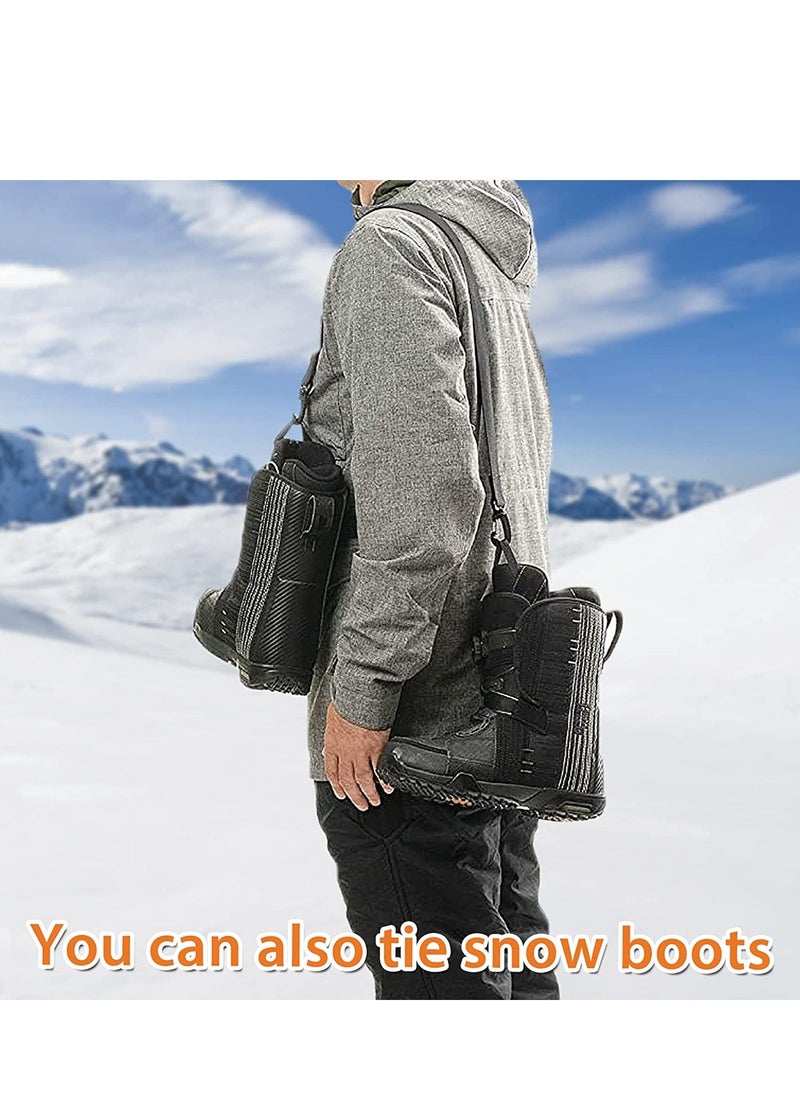 Y&D - Snowboard and Boot Carrier Straps, Adjustable Ski Shoulder Carrier, Features Cushioned Sling, Effortlessly Transport Your Gear Everywhere You Go (Ski 2 Pack) - Image 1